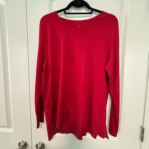 J. Jill Perfect Pima Red Tee XL
